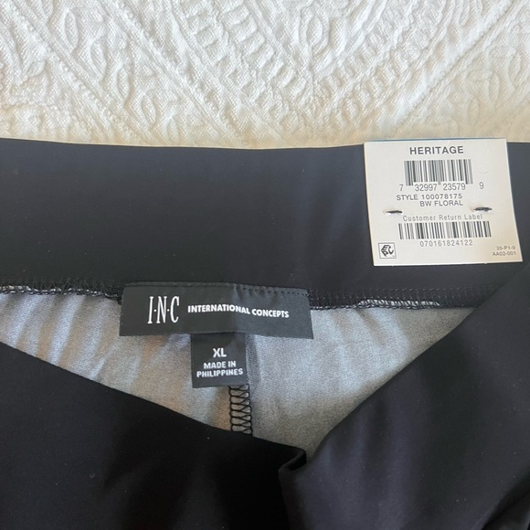 INC Floral-Print Wide-Leg Pants - Picture 4 of 4